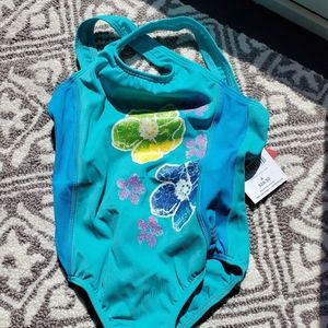 Land's End girls one piece swimsuit